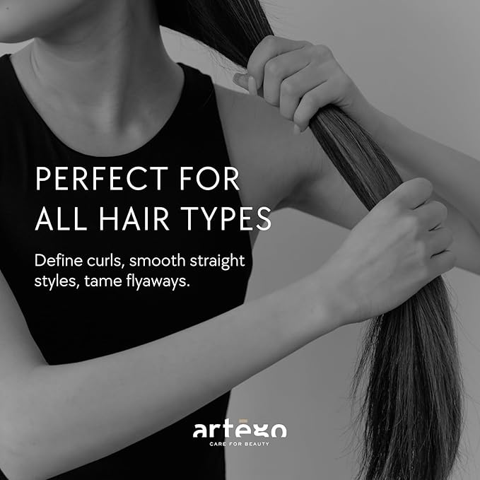 Artègo Good Society Free Shape Crystal Drops (3.4 oz) – Frizz Control Hair Serum for Smooth, Shiny, Heat-Protected Hair