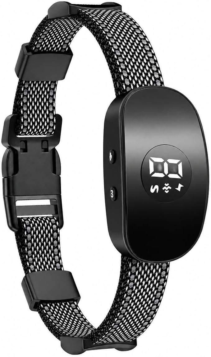 Dog Bark Collar;Black