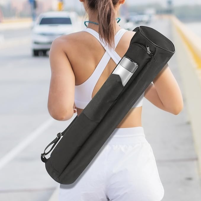 EVEME Yoga Mat Bag for Women & Men,Travel Yoga Gym Bag for 1/4" 1/3" Thick Exercise Yoga Mat,Fitness mat bag,sprot mat pouch