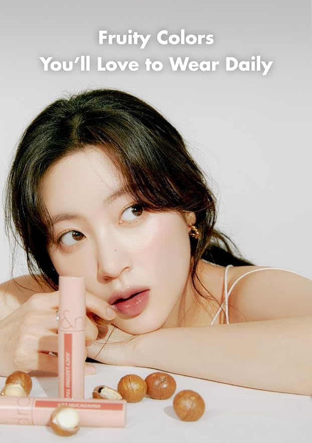 rom&nd JUICY LASTING TINT #33 BARE VINE - K-Beauty Long-Lasting Lip Stain for Plump, Natural Gloss & Vivid, Non-Sticky Finish - Effortless Daily Wear