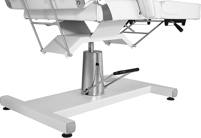 TATARTIST Hydraulic Facial Bed Esthetician Chair Portable Massage Table Professional Spa Chair 360° Rotate Beauty Medical Tattoo Chair Salon Treatment Table (White)
