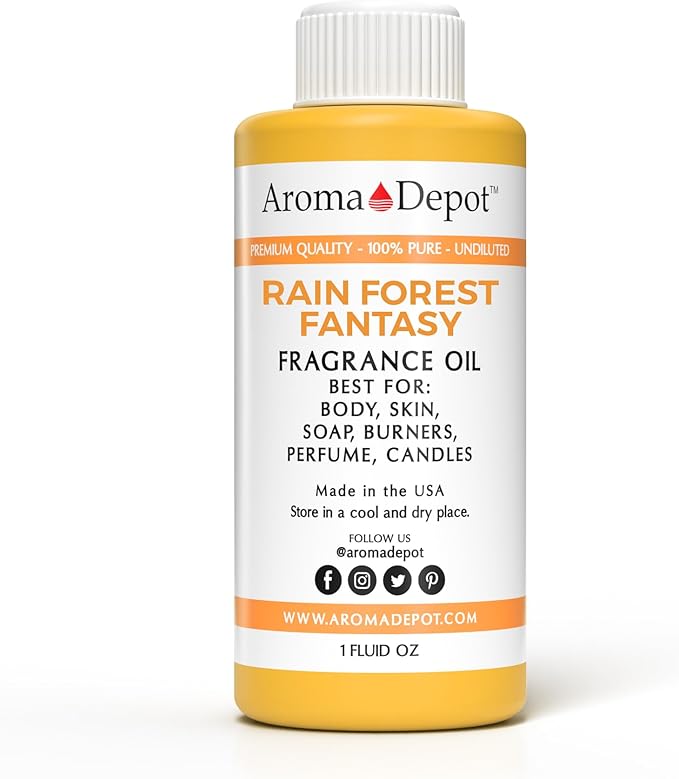 Rainforest Fantasy Perfume/Body Oil Our Interpretation, Premium Quality Uncut Fragrance Oil (1 Ounce Plastic)