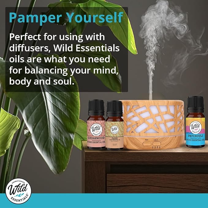 Wild Essentials Cinnamon Leaf 100% Pure Essential Oil - 10ml, Pure, undiluted, Uplifting for Health and Beauty
