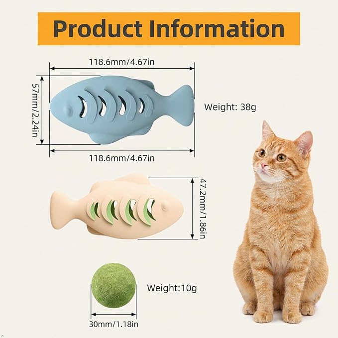 2 Pcs Silicone Cat Toys and Interactive Food Puzzle Feeder, Slow Feeder Treat Dispenser Toy for Indoor Cats and Kittens, Pet Training Toy with Play Ball, Pink, Green, and Blue