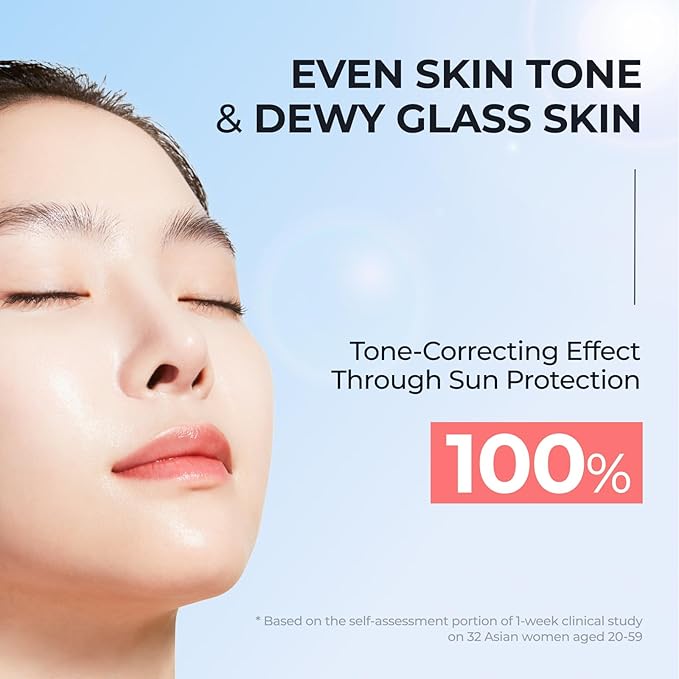 DOMINAS Dark Spot Tinted Sunscreen SPF 50 - Broad Spectrum UV Defense & Tone Correction with Panthenol, Lightweight, Non-Sticky, Hydrating Formula, Soothing & Glow, Korean Skincare, 1.69 fl oz