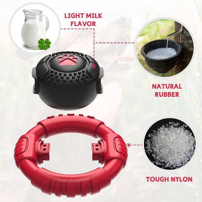 Dog Toys for Aggressive Chewers Large Medium Small Breed Indestructible