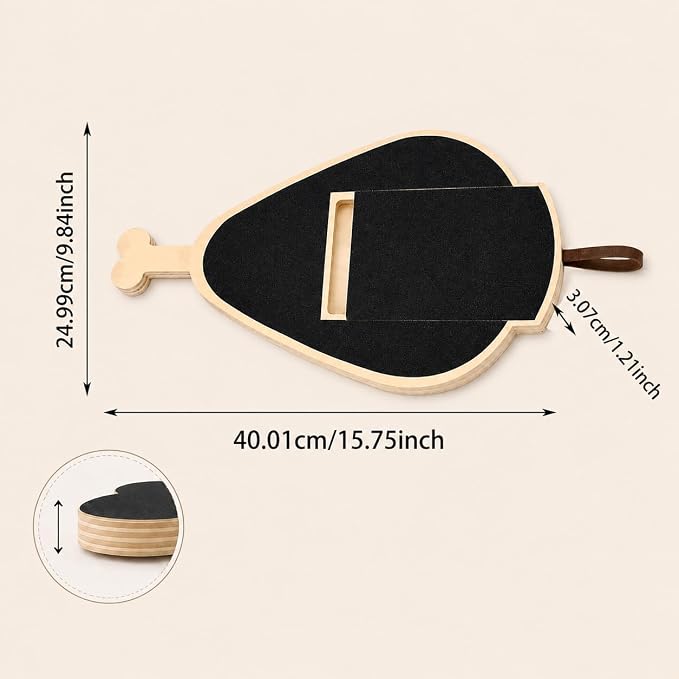 Dog Nail Scratch Board Scratcher Treat Dispenser Non-Slip Nail File Board (B)