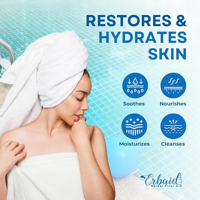 Swimmers Shampoo – Chlorine Removal Body Wash – Natural Face & Body Soap Bar – Removes Chlorine, Salt, Bromine, Hard Water & Sunscreen – Gentle Moisturizing After Swim Care – Made in USA for All Ages