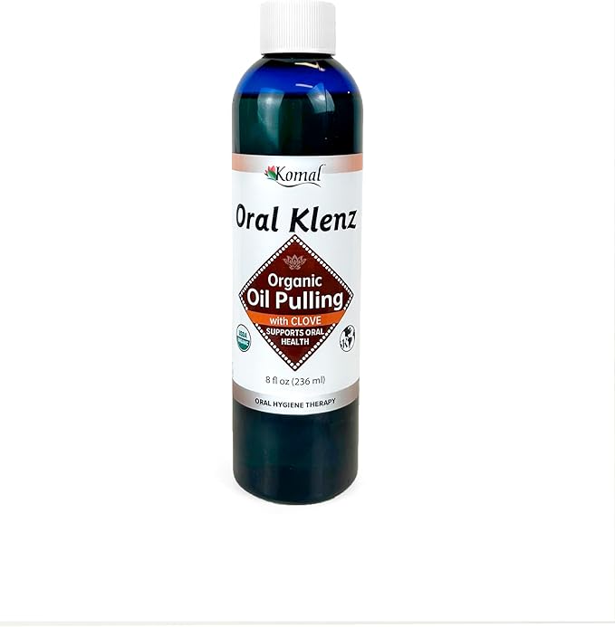 AyurBest Oral Klenz Clove/Oil Pulling, USDA Certified Organic, 8 fl oz