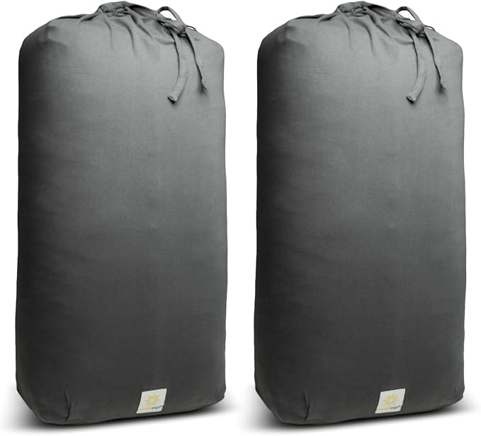 Extra Firm Large Yoga Bolster, 24" x 12" x 6" Cinched OR Zippered Yoga Pillow, Rectangular Cotton Cushion With Removable Cover for Studios, 1 Pack or 2 Pack