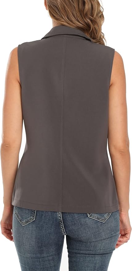 MISS MOLY Women's Lightweight Vest Casual Zip Up Utility Vest Hiking Golf Sleeveless Jackets with Pockets