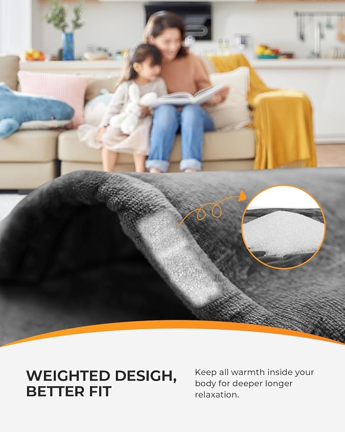 CooCoCo Heating Pad for Back Pain Relief, Fathers Day Birthday Gifts for Mom Dad Women Men Her Him, FSA Eligible, Neck and Shoulder Electric Heat Pad, Fast Heating, 24"x33", ETL Certified, Gray