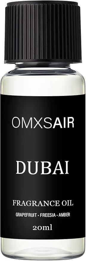 Luxury Hotel Scent Dubai Oil Diffuser Refill Kit | Long Lasting Essential Oil for Large Room, HVAC & Car Waterless Fragrance Diffusers| Nanotech Formula| Spa Calming Aromatherapy Oil (20ml/0.7FL oz)