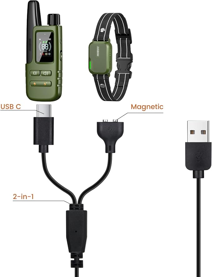 Dog Shock Collar Charger Cord for Jugbow DT-61 Dog Training Collar