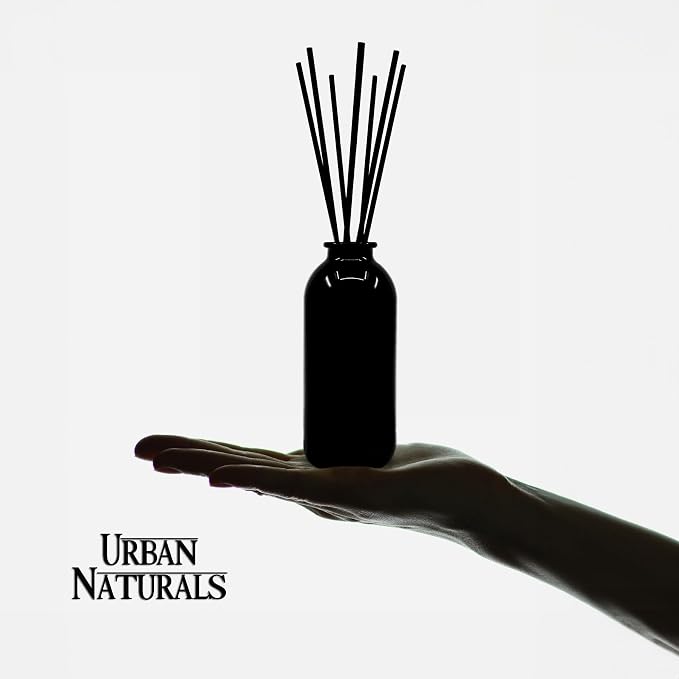 Urban Naturals Rouge '54 Reed Diffuser Set | Saffron, Jasmine, Amber and Woods | Aromatic Home Fragrance | Made in the USA