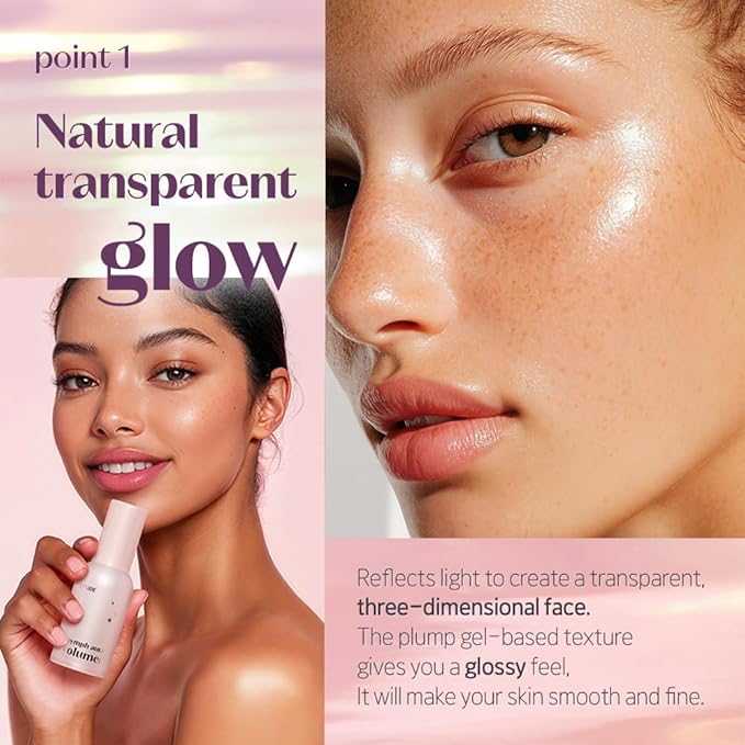 ETUDE Nymph Aura Volumer (0.81Fl Oz) | Face Primer, Korean makeup, Hydrating Radiant Cream, Restoring, Glow & Shiny Makeup Base, Smooth & Flawless Skin, Natural Finish, Kbeauty