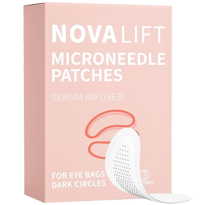 Micro Eye Patches, Under Eye Patches for Puffy Eyes, Dark Circles & Fine Lines, Deeply Hydrating Anti-Wrinkle Patches, Smooth Application Forehead & Smile Line Patches (1)