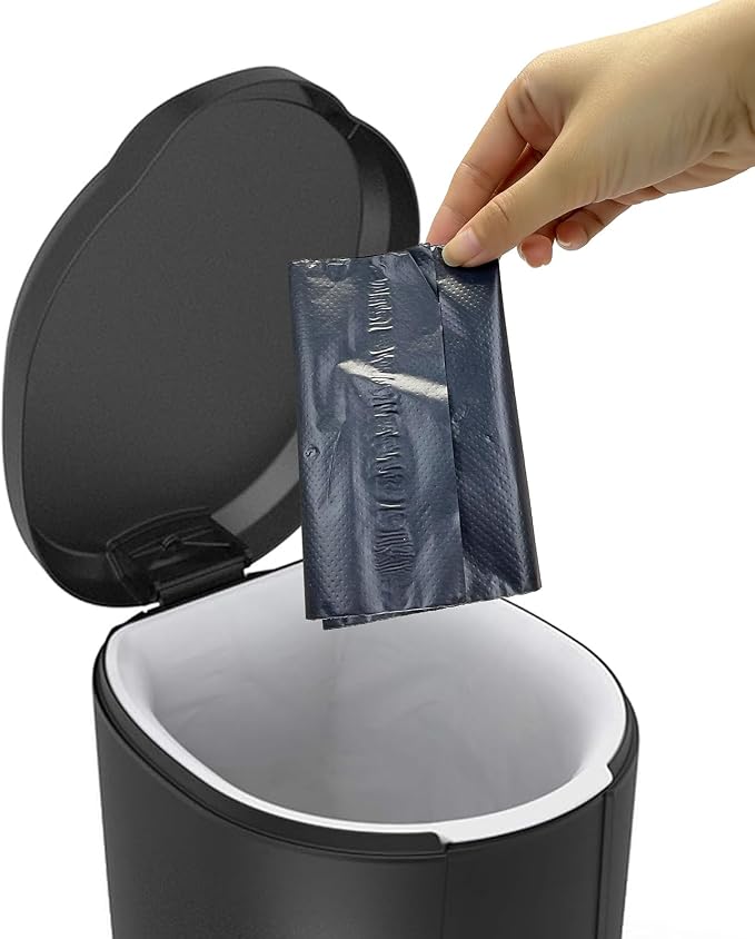 Sanitary Napkin Disposal Bags, Feminine Personal Disposal Bags, 500 pcs Grey, Opaque, Disposable, Self Seal for Tampons, Sanitary Disposal, Pads, Liners