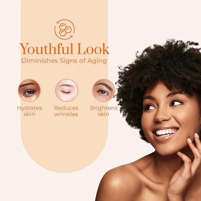 Clear Beauty Vitamin C & Collagen Under Eye Patches – Reduces Dark Circles, Puffiness & Fine Lines – Hydrating & Firming Eye Pads – Dermatologist Tested, Korean Skin Care, Vegan Clean Beauty – 5 Pairs