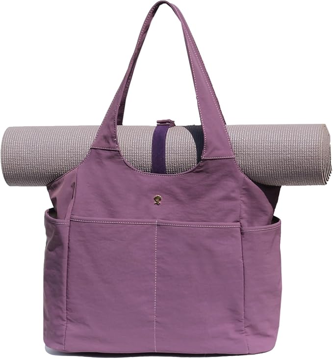 ESVAN Yoga Tote Bag Mat bag Women Shoulder Bags Carryall Tote for Travel Office Workout Gym Nurse Beach