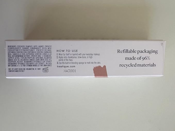 trestique Highlight Stick, Illuminator Makeup For Face, Highlighter Makeup Stick, Face Highlighter Bronzer - Refillable
