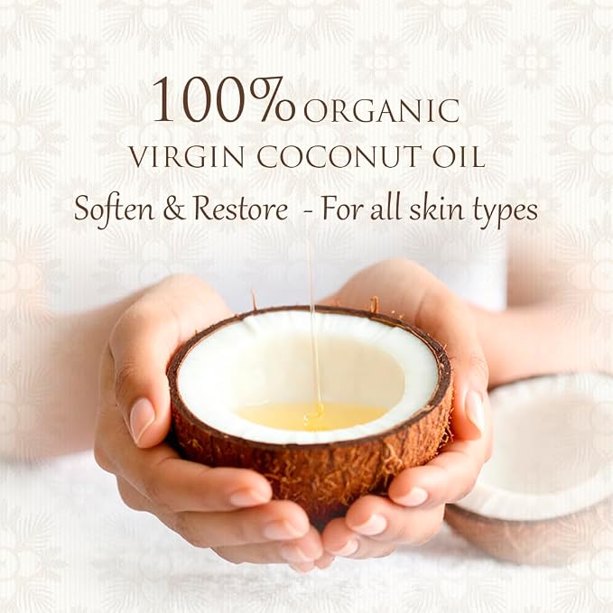 Spa Ceylon Virgin Coconut Face & Body Soothing Serum – 100% Natural Cold-Pressed Coconut Oil Serum for Face, Body, Scalp & Hair – Silicon-Free, Preservative-Free, Fragrance-Free – 100ml