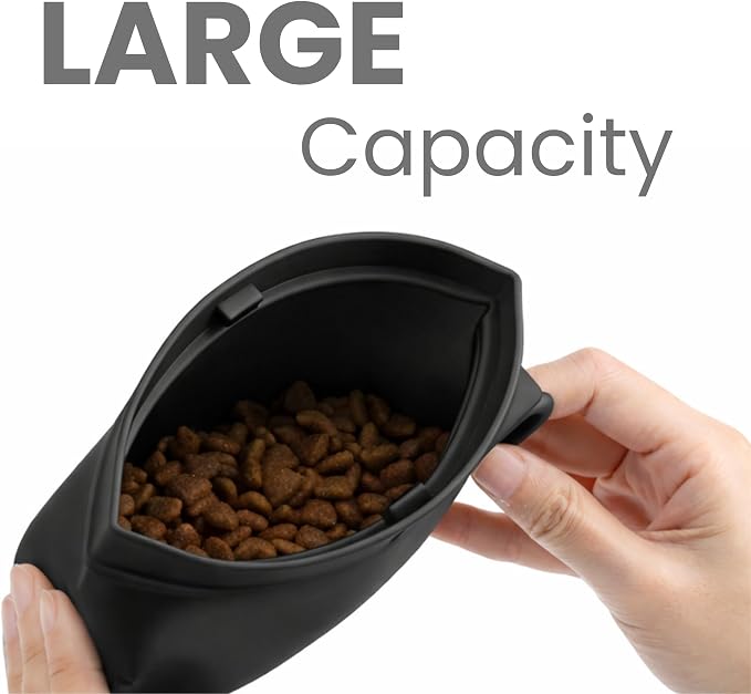 Ali+Oli Pets Dog Treat Pouch for Training, Silicone, 2 Cup Capacity