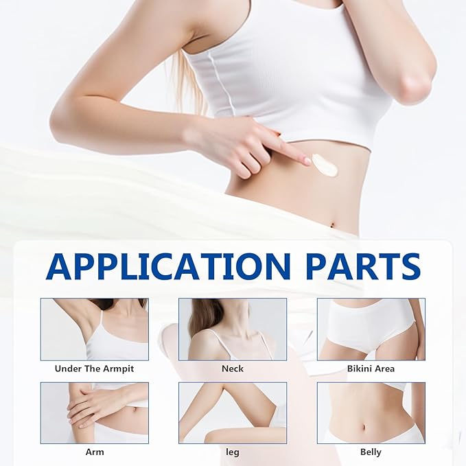 Skin Bleaching Cream, Intimate Areas, Underarms, Knees, Elbows, Inner Thighs and Bikini Areas, Daily Skin Care for Women, Skin Lightening Cream for Dark Spot, Safety & Mild Formula