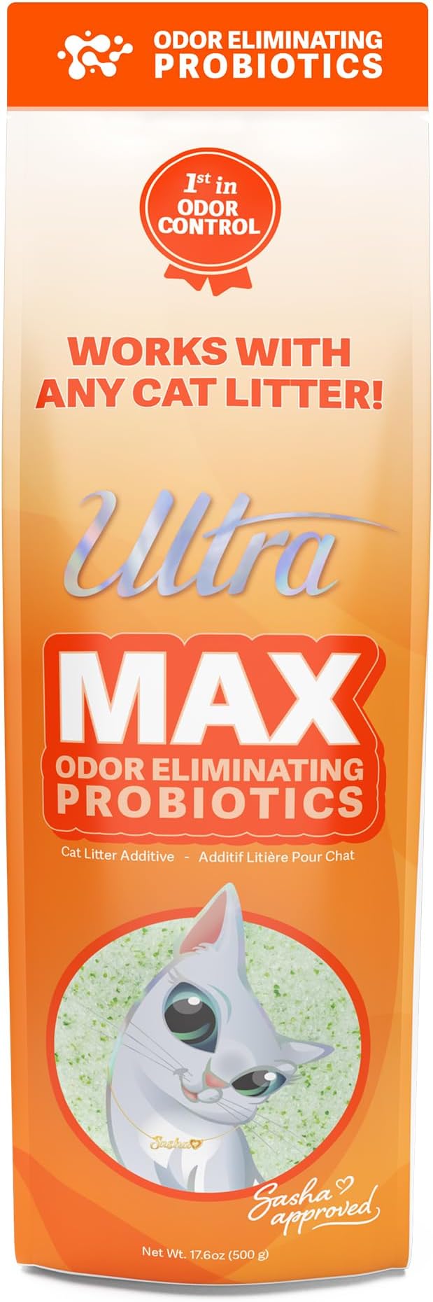 Ultra Max Deodorizer, Works with Any Cat Litter, Odor-Eliminating Additive
