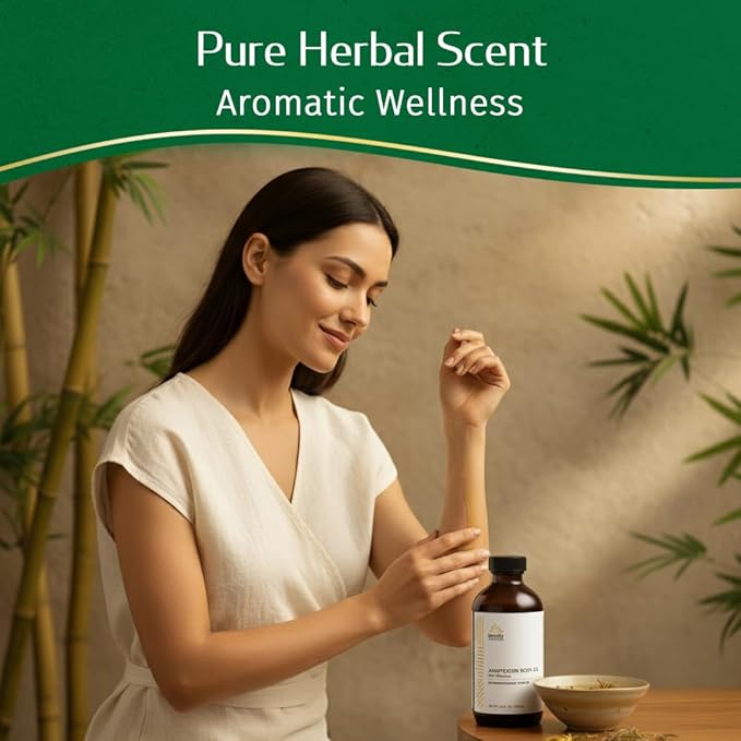 Kerala Ayurveda Dhanwantharam Thailam Ayurvedic Massage Oil (6.76 Fl Oz) | Herbal Body Oil for Daily Self-Massage | Supports Joint & Muscle Comfort | Moisturizing Adaptogen Oil for Body & Skin Care