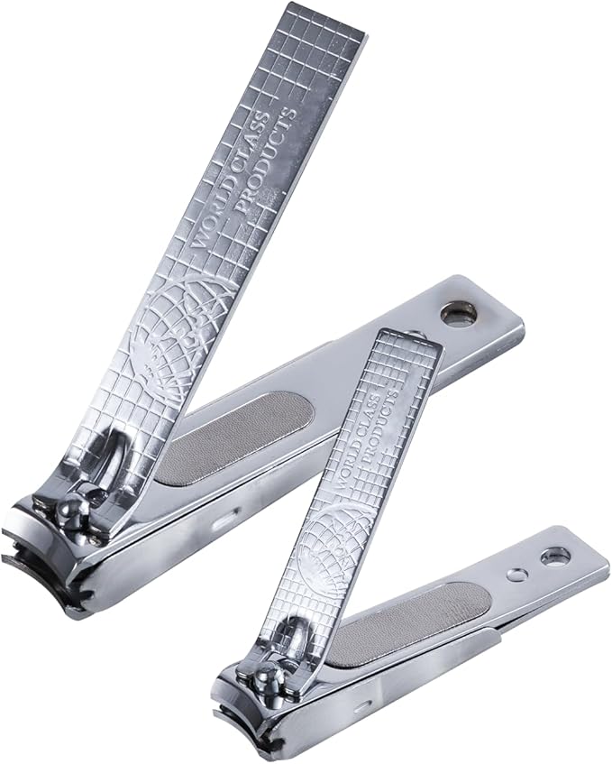 Korean High Class Nail Clippers Set, Fingernail Clipper and Toenail Clipper Cutters, Sharp Stainless Steel