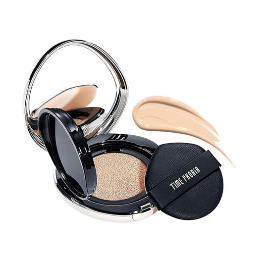 TIMELESS LUMINA MATTE PERFECTION CUSHION | Full Coverage, Weightless, Skin fit, Velvety Matte Finish, Oil-Control Waterproof Fondation, Sweatproof Flawless BB Cream CC (01 CREME)