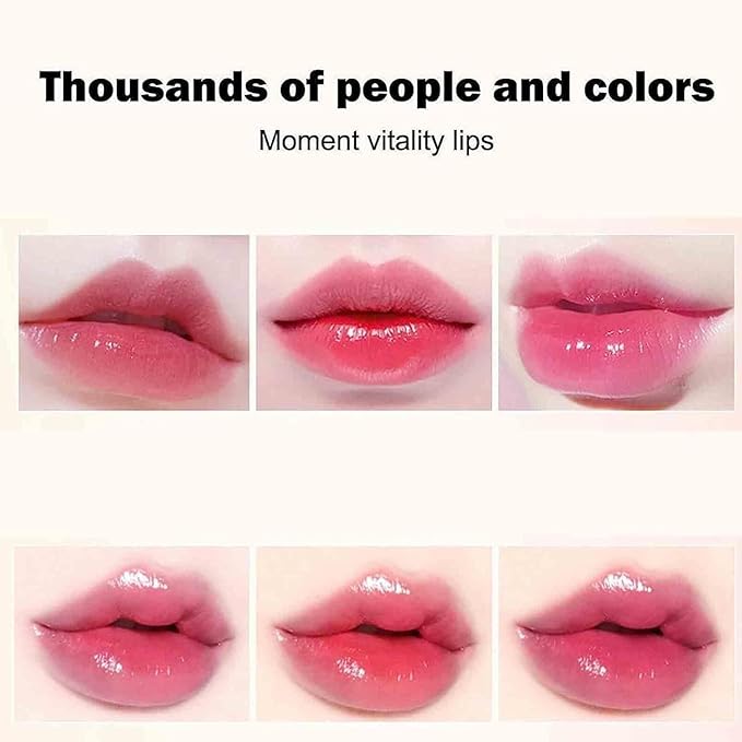 Transferproof Color Changing Lipstick pH Activated Tint Clear Lip stick That Changes Color, Long Lasting 24 Hours Moisturizing Glossy Shine Lip Gloss for Women BalmHymoisturizing