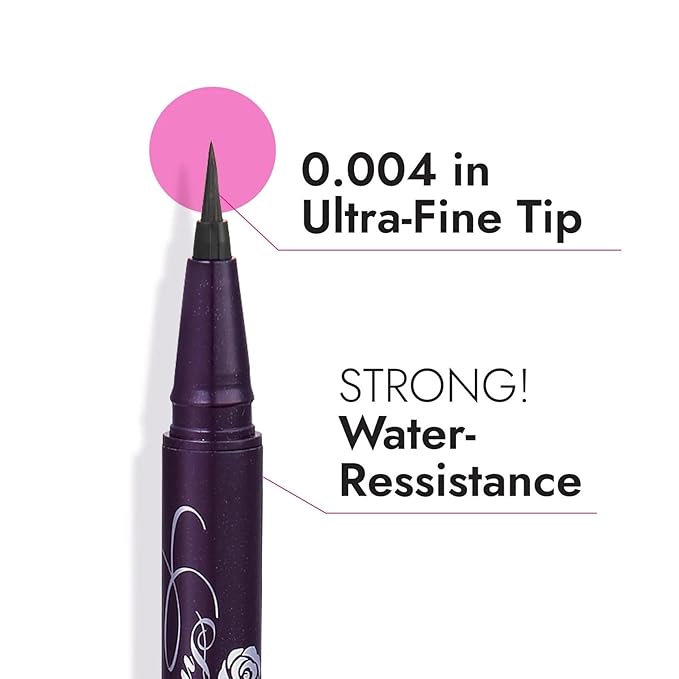 Heroine Make Smooth Liquid Eyeliner Super Keep, Smudge-Proof Liquid Eyeliner & Easy to wash off with warm water Doesn't Blur, Even After Tears, Bitter Brown