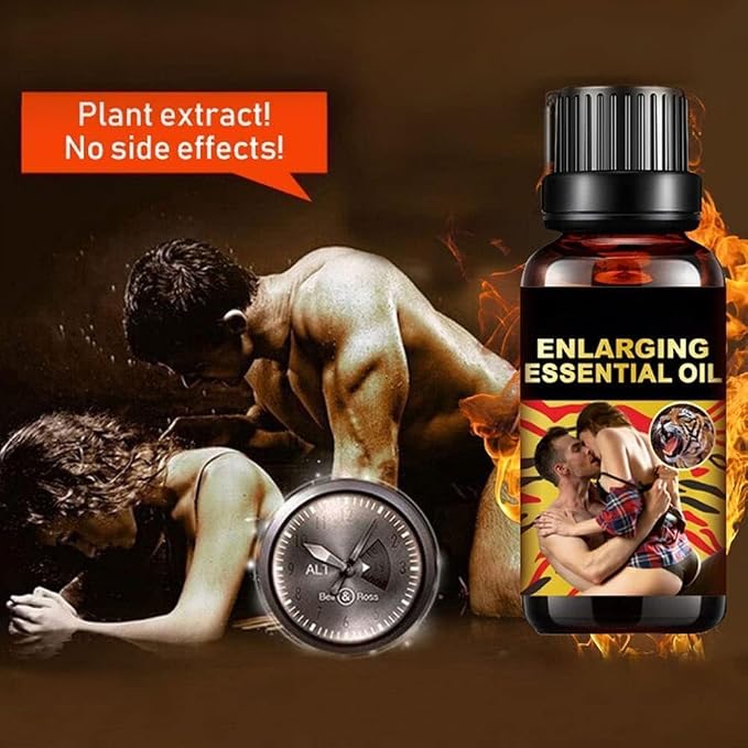 Men Massage Oil Enlarge and Thickening Growth Men Energy Massage Essential Oil for Sex, Dick Liquid for Health Care, Lateness Performance,Strength (3 Pack)