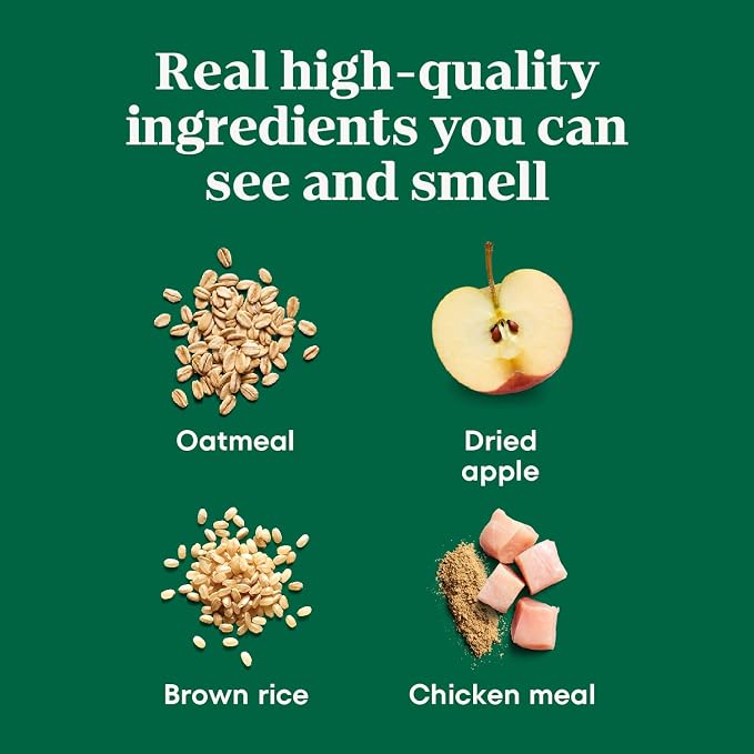 Nutro Crunchy Dog Treats with Real Apple, 16 oz | 5 calories per treat, natural ingredients, no corn, wheat, soy protein, low calorie, quality protein, ideal for training