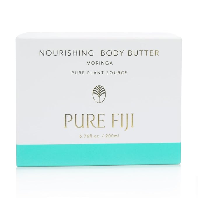 PURE FIJI Nourishing Body Butter, Moringa (6.7oz/200ml)
