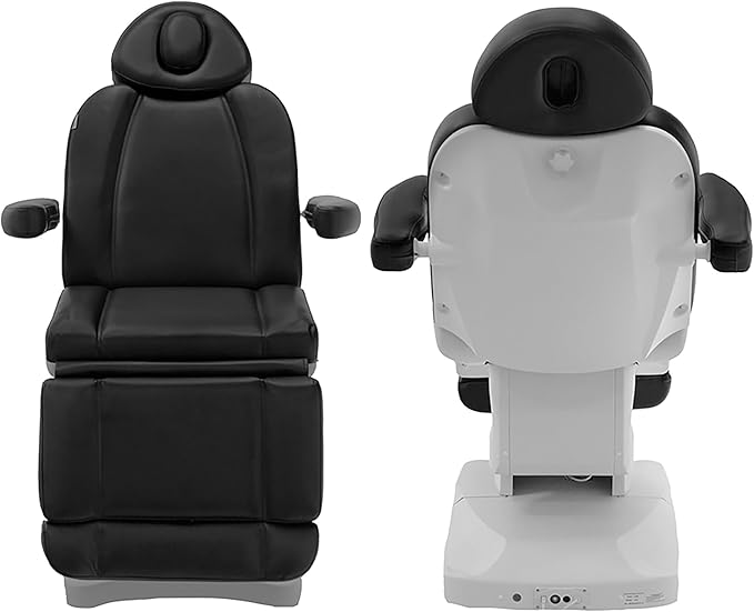 SKINACT Bellage Electric Treatment Table (Chair) 4 Electric Adjustable Motors (Black)