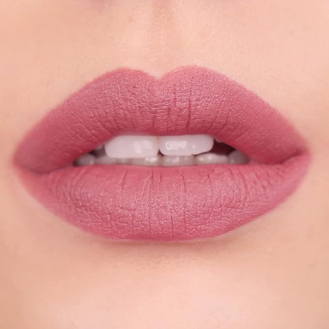 VASANTI Matte Crush Lipstick Pencil – It's Your Mauve – Soft, Velvety Matte Finish, Waterproof, Smooth Application – Natural, Vegan, Paraben-Free Lip Color