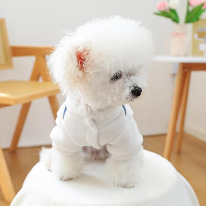 Dog Stylish Overalls Comfortable Puppy One Piece Outfits Summer Bib Overalls for Small Dogs Cute Pet Jumpsuit Onesie Chihuahua Yorkies Birthday Holiday Clothes Costume
