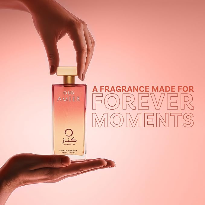 KENAZ AROMATIC ARTISTRY OUD AMEER | Men's Fragrance | Perfume for Men | Musky top note | 100 ml pack | 3.4 Fl. Oz. | Amber and Oriental fragrance | Gift for Men | Eau de Parfum EDP