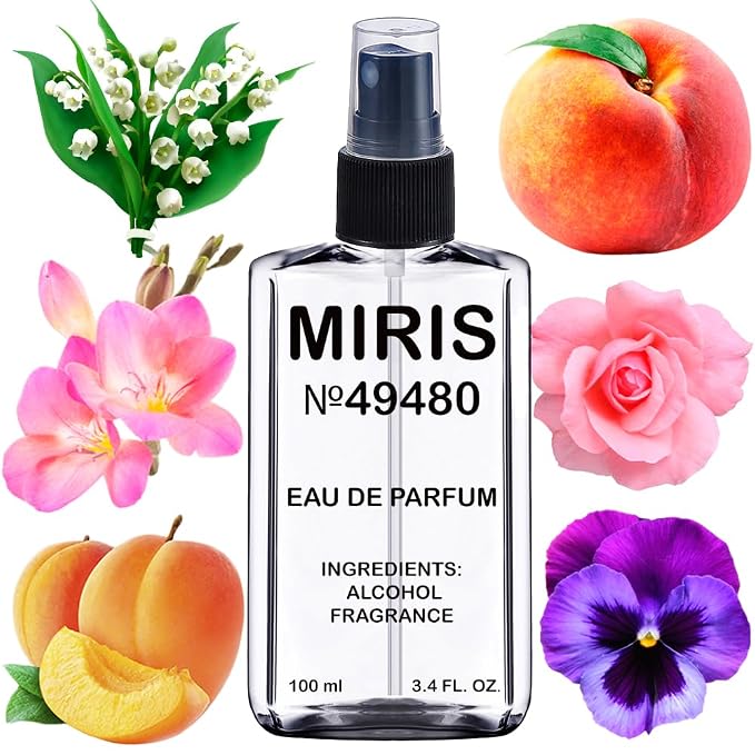 MIRIS No. 49480, Inspired by Red Jeans, Long-Lasting Eau de Parfum for Women, Spray 3.4 Fl Oz / 100 ml