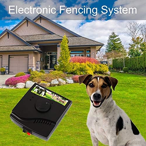 SXDD Electric Dog Fence, Ground & Underground Pet Containment System, Waterproof Receiver Collar for Easy Setup and Superior Longevity and Continued Reliable Pet Safety(for 1 23Dogs),for2dogs