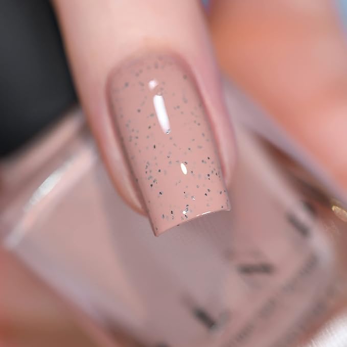 ILNP Tan Lines - Sandy Taupe Speckled Nail Polish