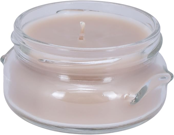 Tyler Creamy Beige 3.4 Ounce Glass Aromatherapy Scented Jar Candle Pack of 2, High Maintenance