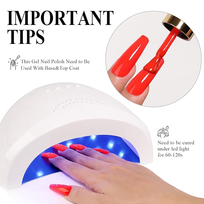 Imtiti Purple Gel Nail Polish, 0.5 Fl Oz Deep Purple Soak Off LED UV Nail Polish Spring Summer DIY Nail Art Starter Manicure Salon Kit