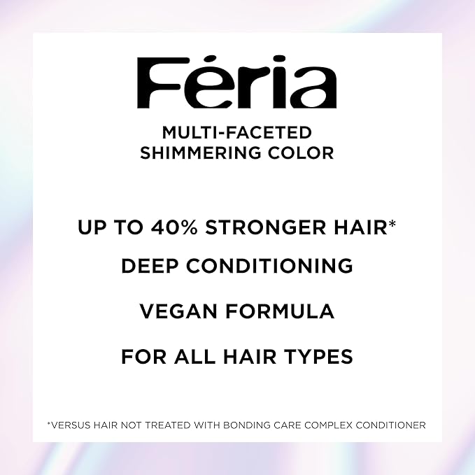 L'Oreal Paris Feria Multi-Faceted Shimmering Permanent Hair Color, 50 Havana Brown (Medium Brown), Pack of 2, Hair Dye