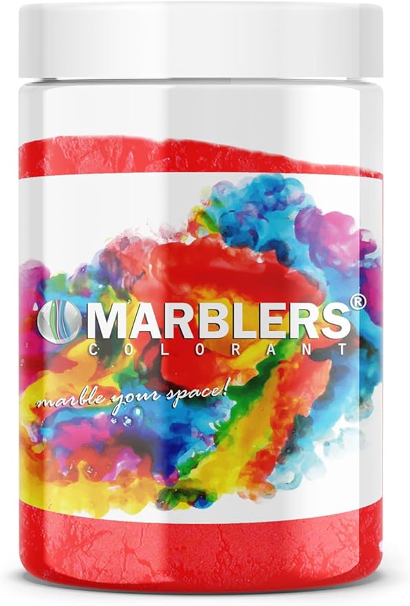 MARBLERS Fluorescent Pigment Powder [Neon Coral] 4oz (113g) | Matte Pigment | Dye | Non-Toxic | Vegan | Cruelty-Free | Nail Polish, Nail Art, Soap, Slime, Candle, Resin, Epoxy, Acrylic Paint