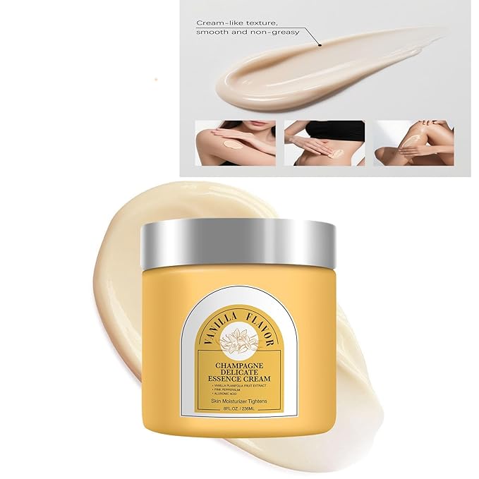 Champagne Beauty Lift Firming Body Cream, Lift Firming Hydrating Cream For Nourishes Moisturising Skin .(Vanilla)
