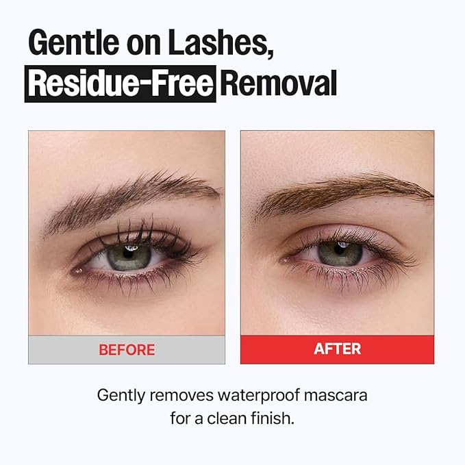 CLIO Kill Lash Mascara Remover, Oil Cleanser With Curved Precision Brush, Fast & Speedy Removal For Waterproof Superproof Mascara, No-Rubbing Gentle Lash Care, Non-Irritation, Non-residue